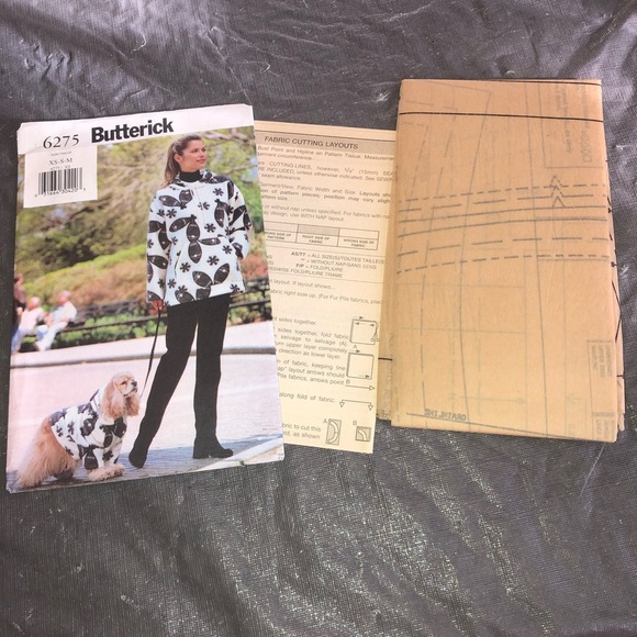Butterick 6275 Matching Dog and Owner Outfit Pattern - Picture 2 of 5